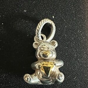 Brighton Two-tone Teddy Bear Charm